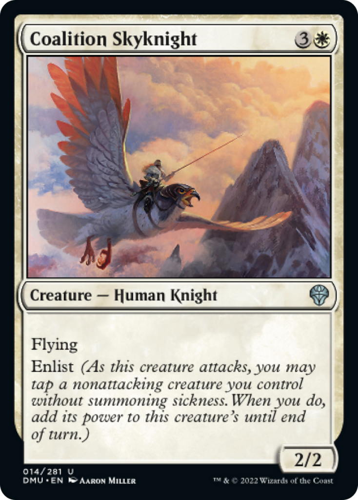 Magic: The Gathering - Coalition Skyknight - Dominaria United