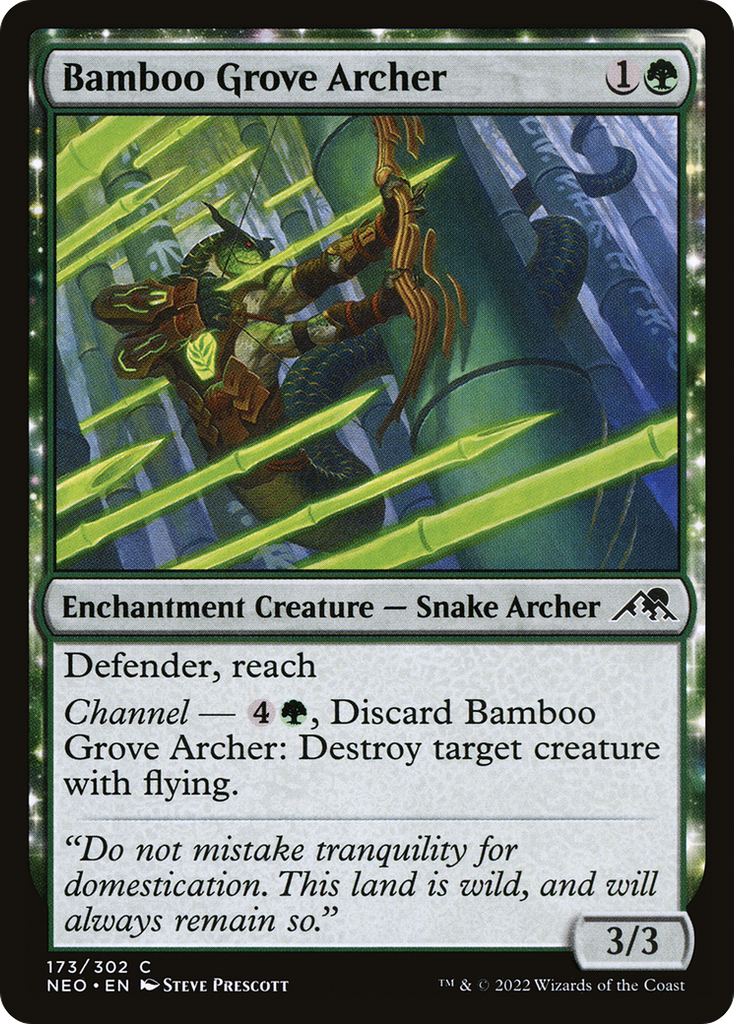 Magic: The Gathering - Bamboo Grove Archer - Kamigawa: Neon Dynasty