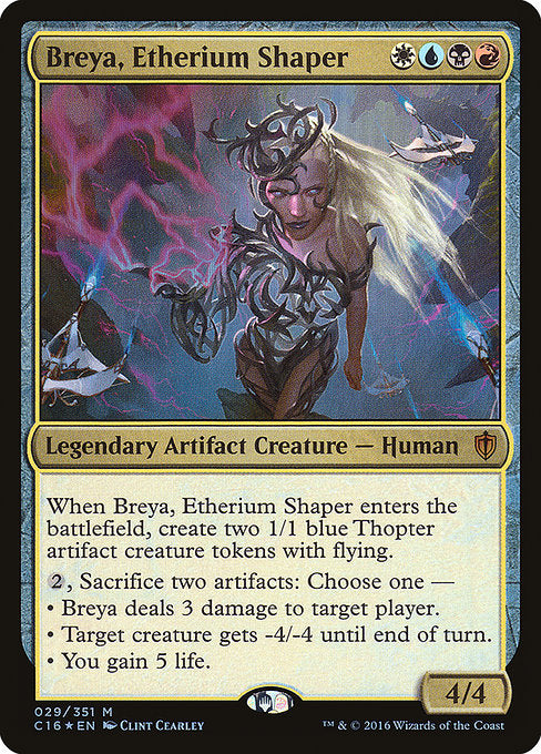 Magic the Gathering - Breya, Etherium Shaper Foil - Commander 2016