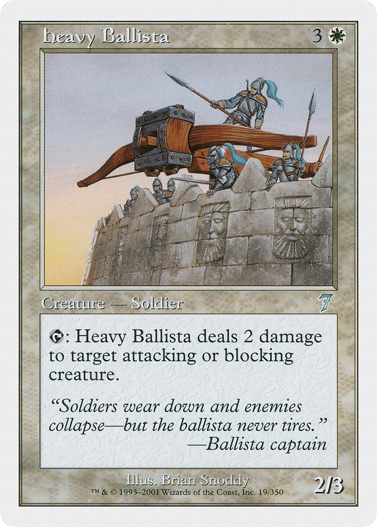 Magic: The Gathering - Heavy Ballista - Seventh Edition