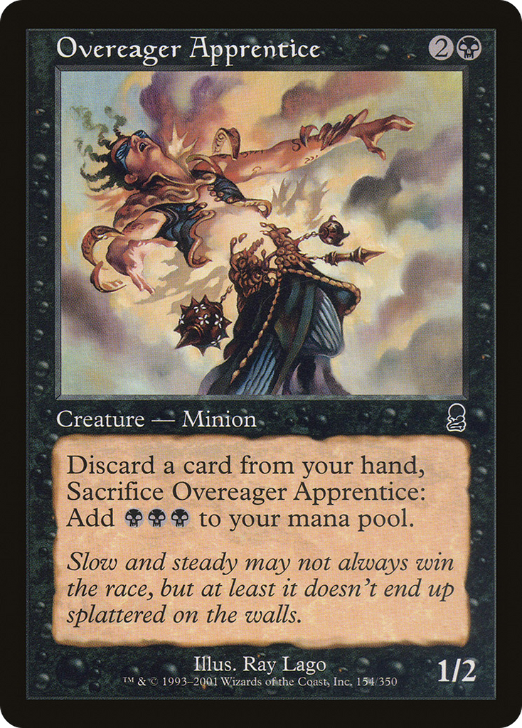 Magic: The Gathering - Overeager Apprentice - Odyssey