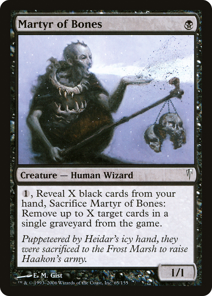 Magic: The Gathering - Martyr of Bones - Coldsnap