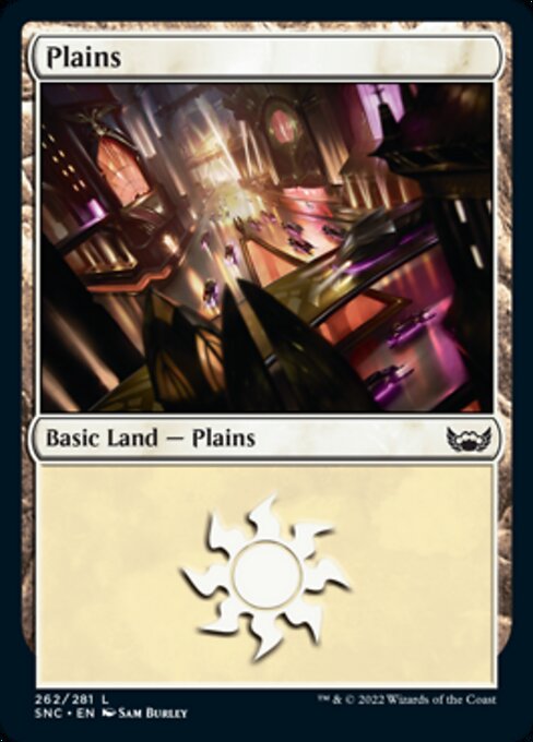 Magic the Gathering - Plains #262 Foil - Streets of New Capenna