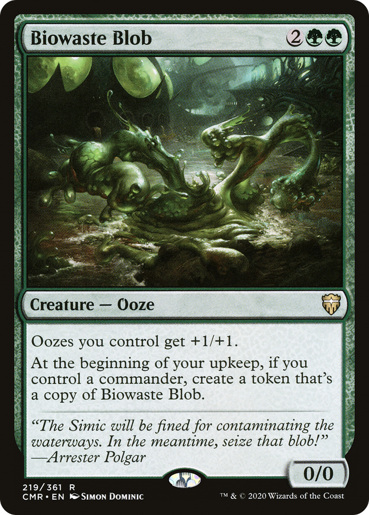 Magic: The Gathering - Biowaste Blob Foil - Commander Legends