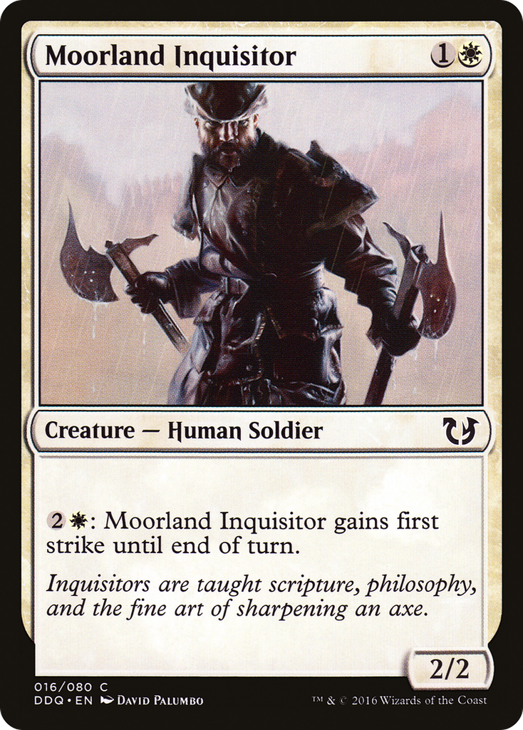 Magic: The Gathering - Moorland Inquisitor - Duel Decks: Blessed vs. Cursed