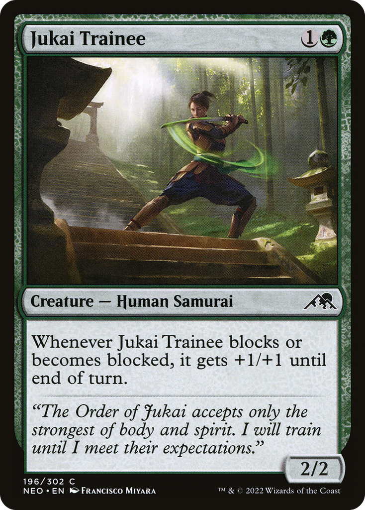 Magic: The Gathering - Jukai Trainee - Kamigawa: Neon Dynasty