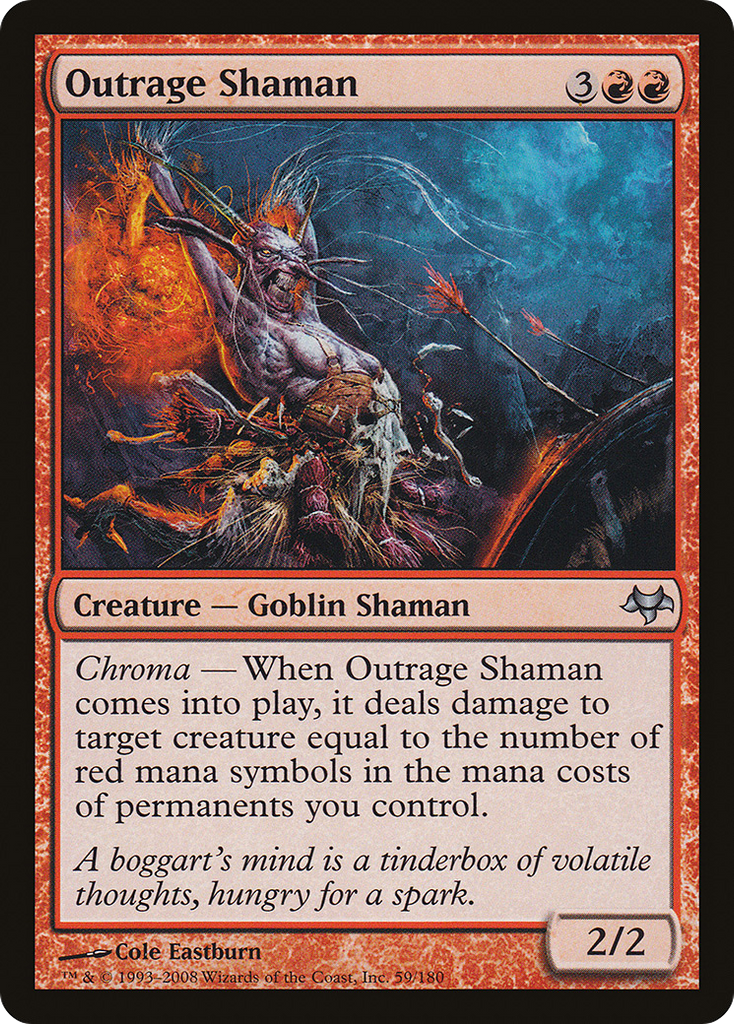 Magic: The Gathering - Outrage Shaman - Eventide