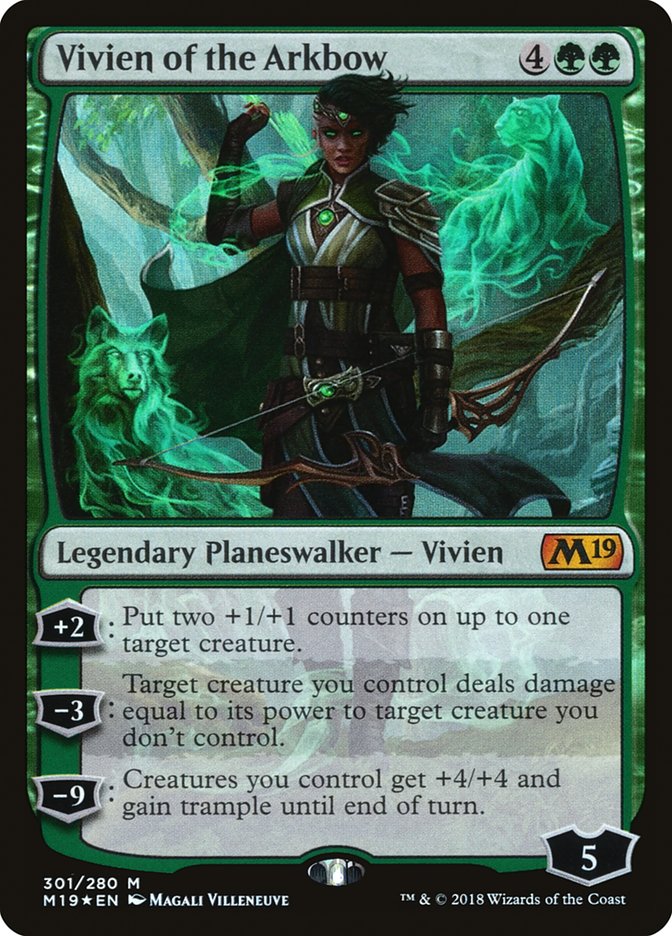 Magic the Gathering - Vivien of the Arkbow Foil - Core Set 2019