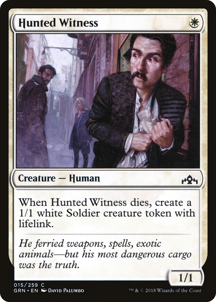 Magic: The Gathering - Hunted Witness - Guilds of Ravnica