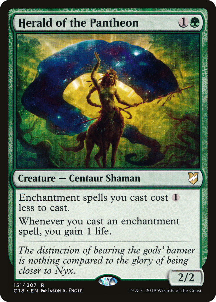 Magic: The Gathering - Herald of the Pantheon - Commander 2018
