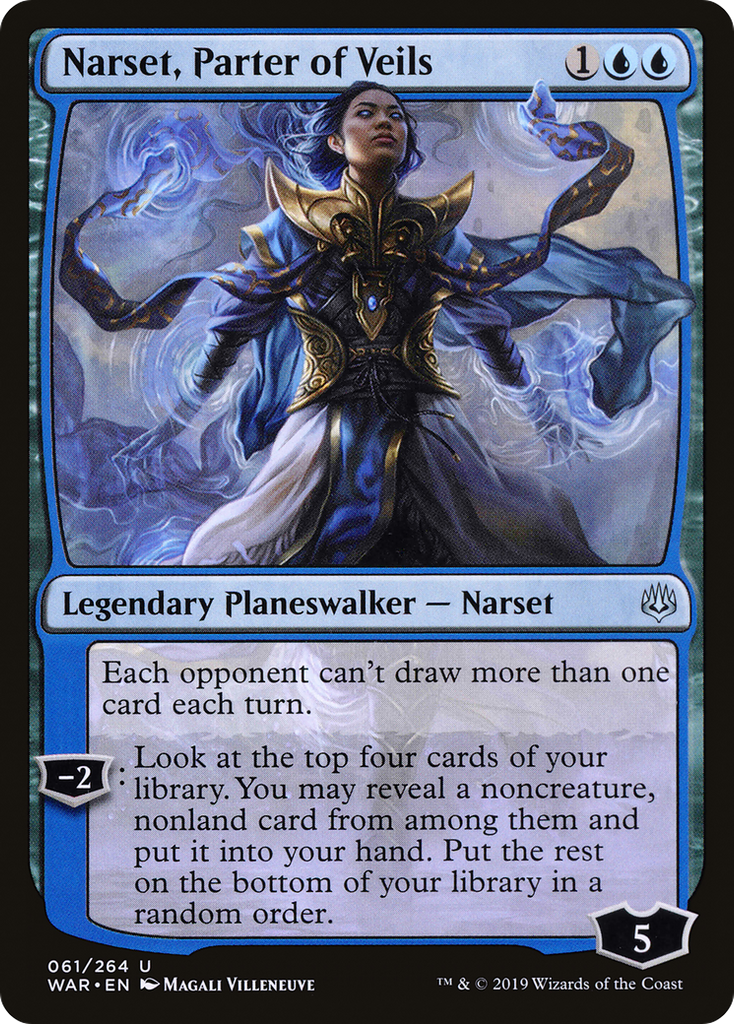 Magic: The Gathering - Narset, Parter of Veils - War of the Spark