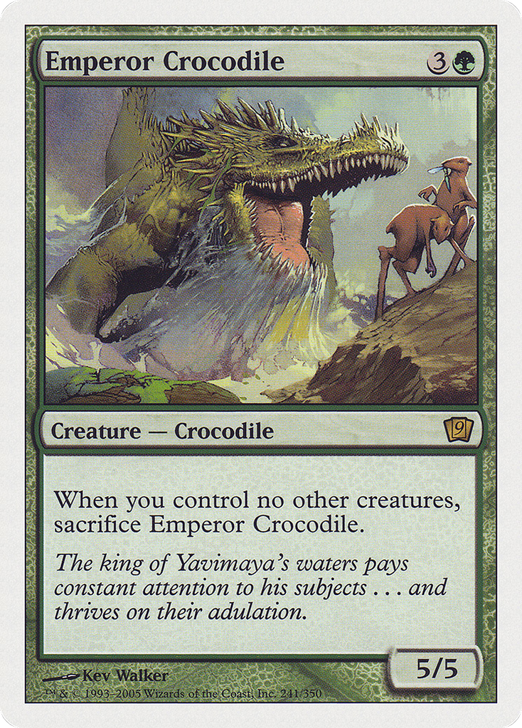 Magic: The Gathering - Emperor Crocodile - Ninth Edition