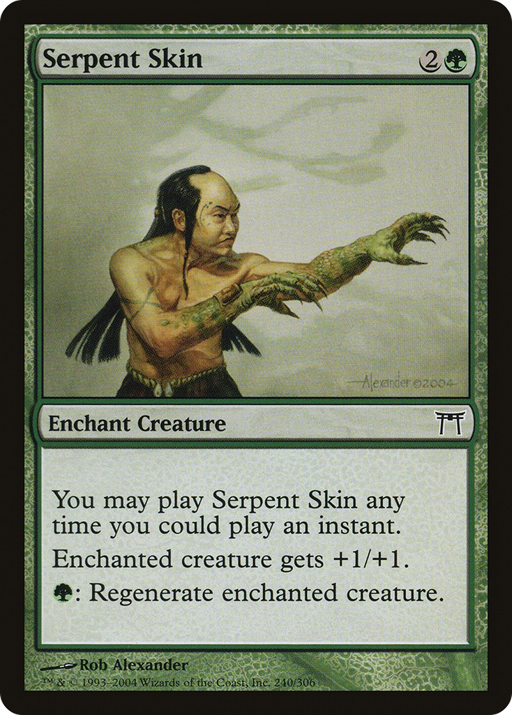 Magic: The Gathering - Serpent Skin - Champions of Kamigawa