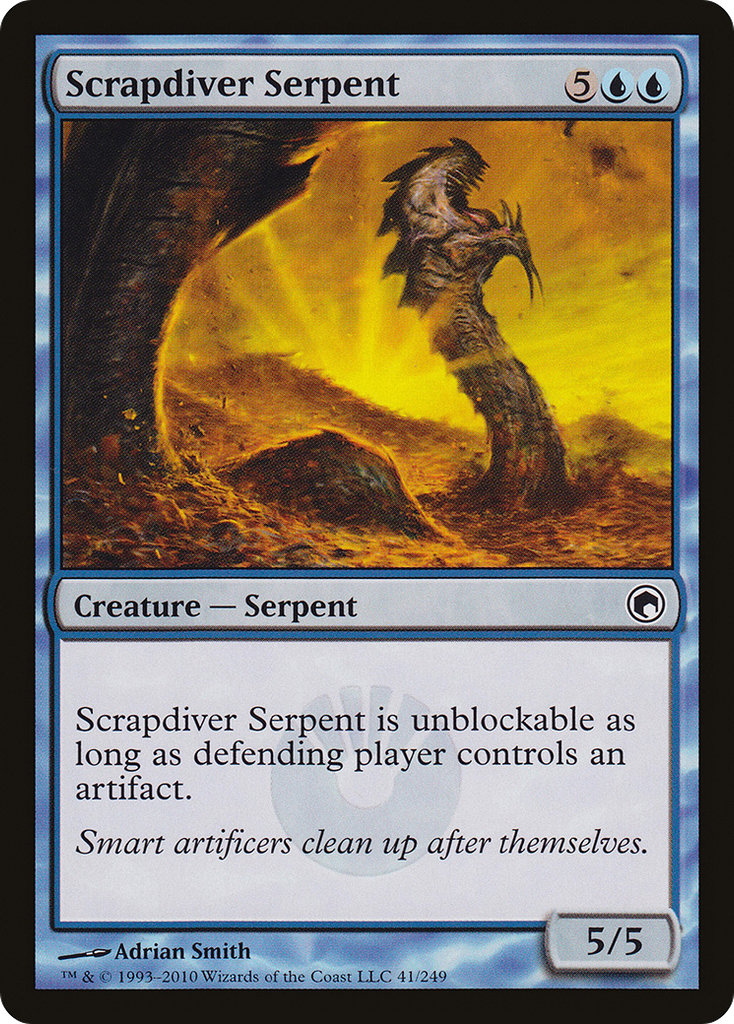 Magic: The Gathering - Scrapdiver Serpent - Scars of Mirrodin