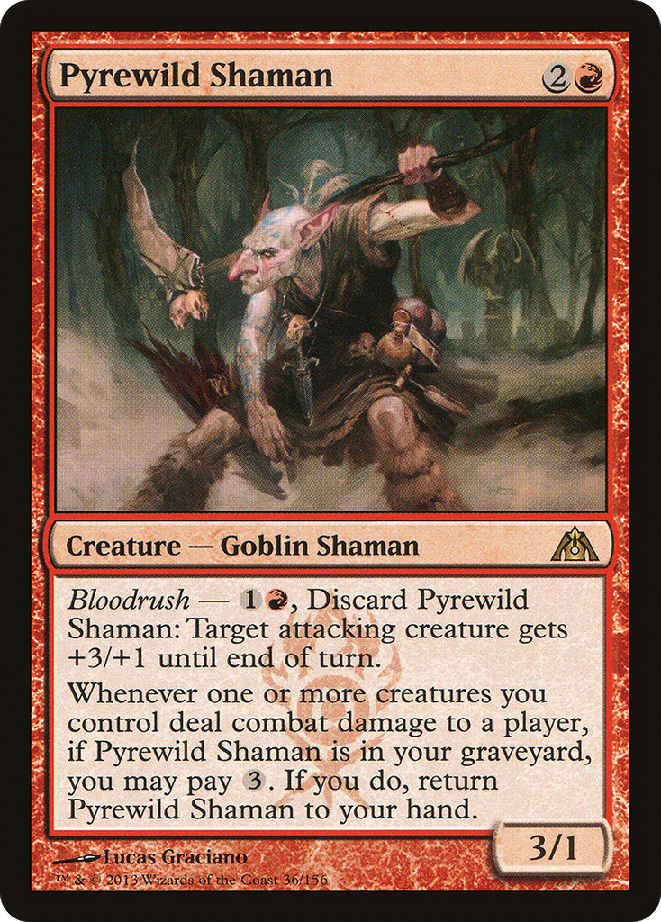 Magic: The Gathering - Pyrewild Shaman - Dragon's Maze