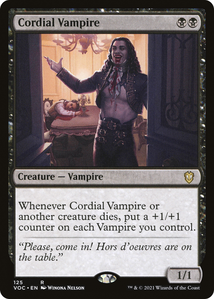 Magic: The Gathering - Cordial Vampire - Crimson Vow Commander