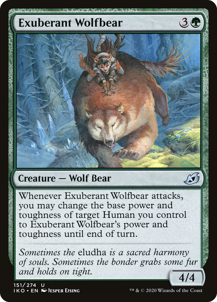 Magic: The Gathering - Exuberant Wolfbear - Ikoria: Lair of Behemoths