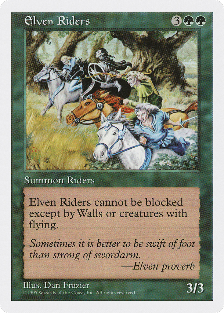 Magic: The Gathering - Elven Riders - Fifth Edition