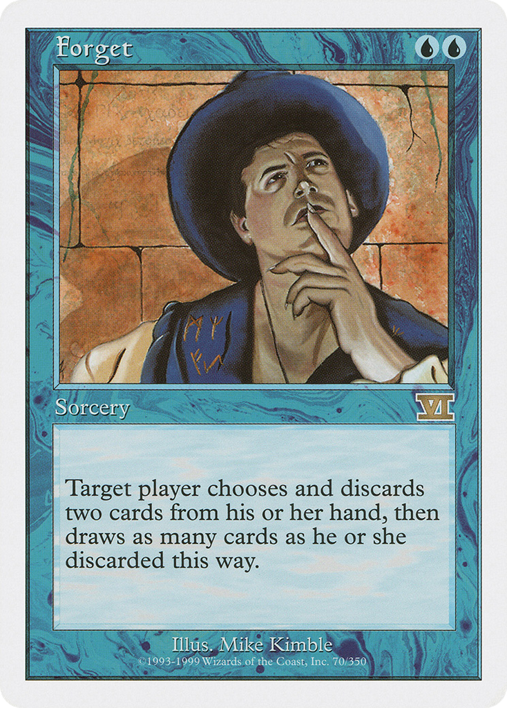 Magic: The Gathering - Forget - Classic Sixth Edition