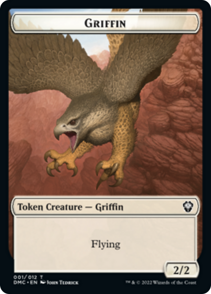 Magic: The Gathering - Griffin Token - Dominaria United Commander Tokens