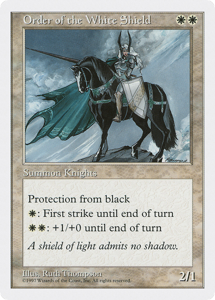 Magic: The Gathering - Order of the White Shield - Fifth Edition