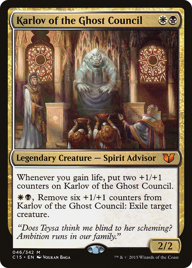 Magic: The Gathering - Karlov of the Ghost Council - Commander 2015