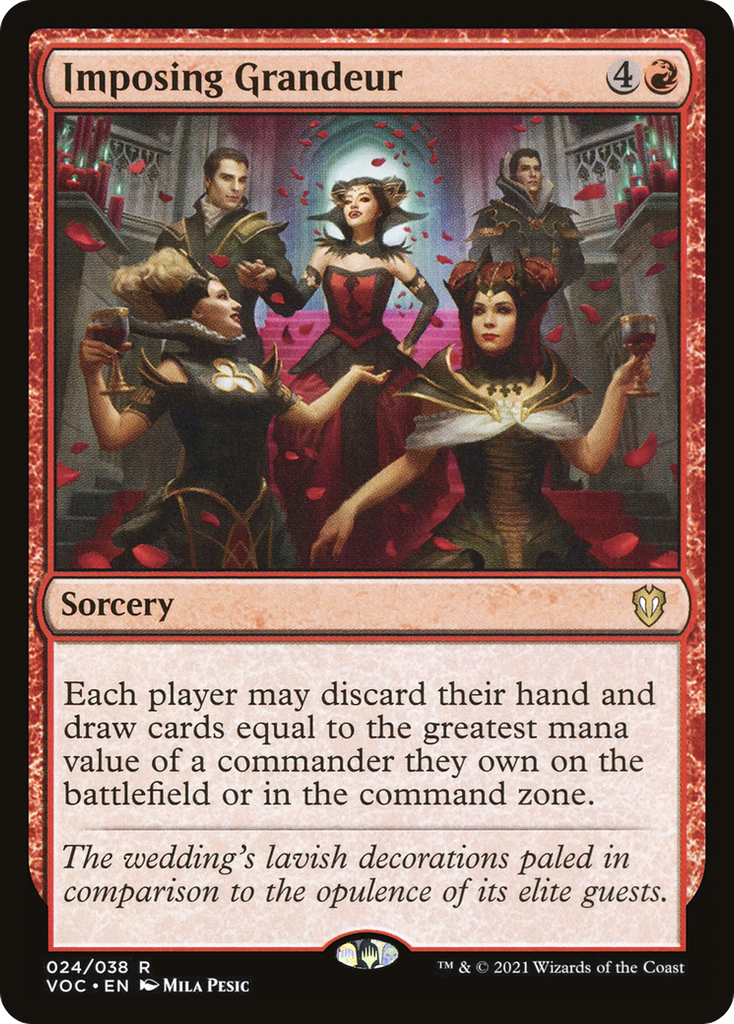 Magic: The Gathering - Imposing Grandeur - Crimson Vow Commander