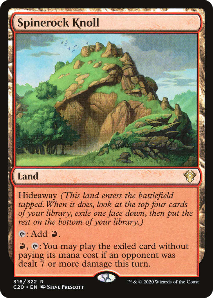 Magic: The Gathering - Spinerock Knoll - Commander 2020