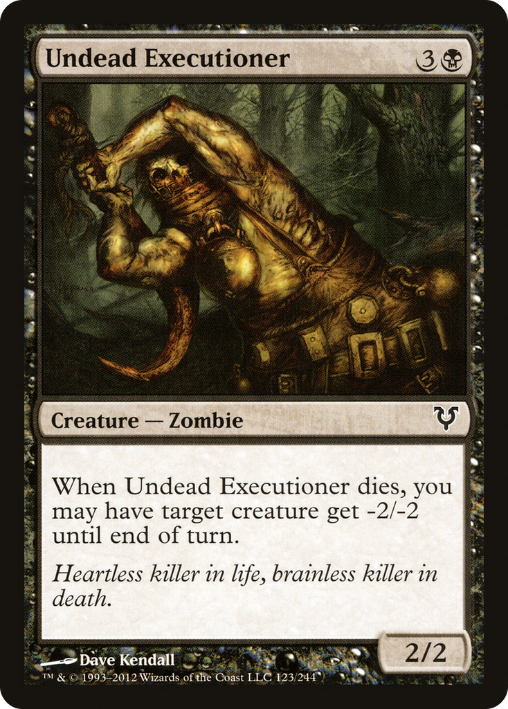 Magic: The Gathering - Undead Executioner - Avacyn Restored