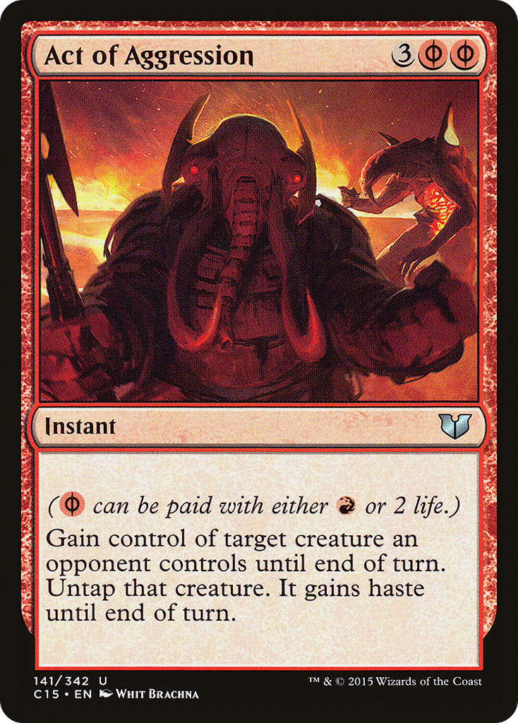 Magic: The Gathering - Act of Aggression - Commander 2015