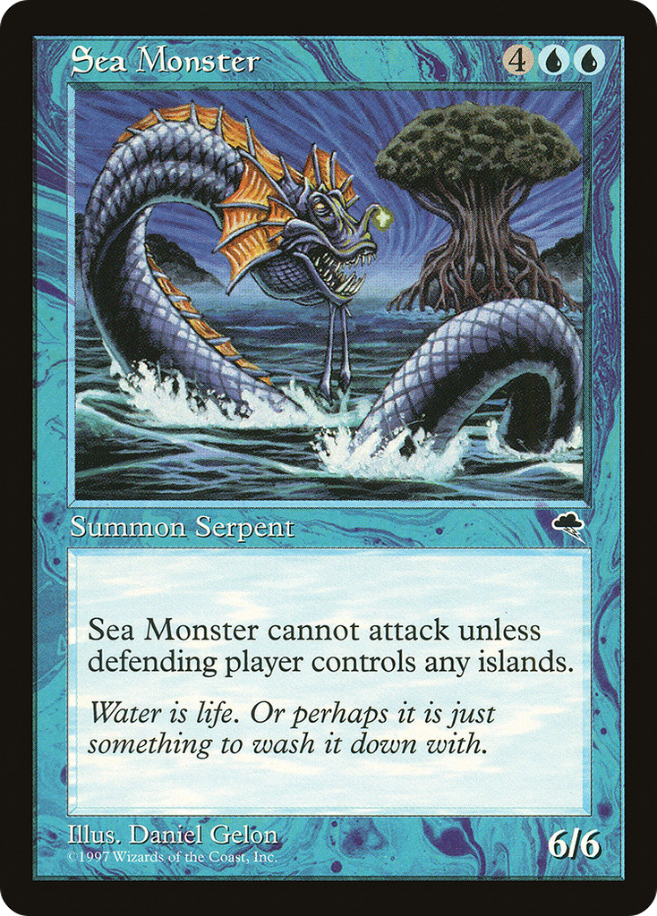 Magic: The Gathering - Sea Monster - Tempest