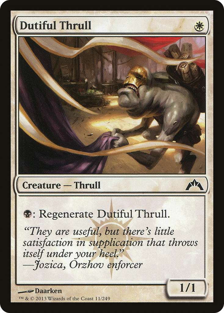 Magic: The Gathering - Dutiful Thrull - Gatecrash