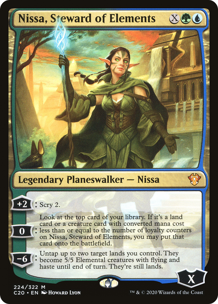 Magic: The Gathering - Nissa, Steward of Elements - Commander 2020