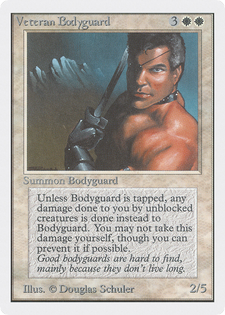 Magic: The Gathering - Veteran Bodyguard - Unlimited Edition