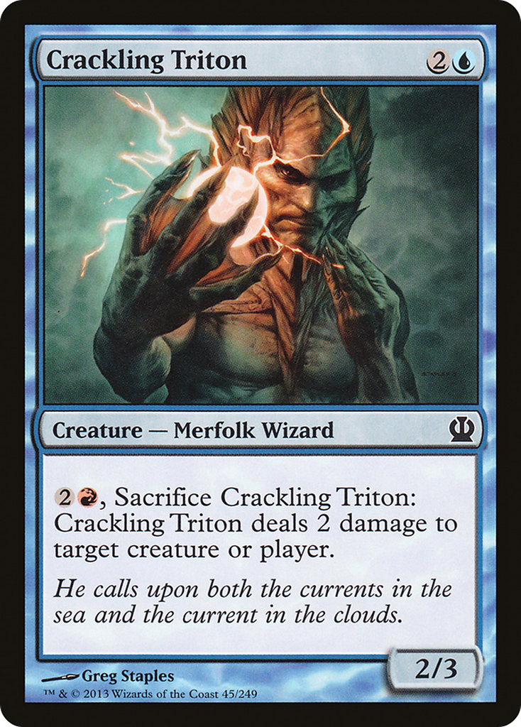 Magic: The Gathering - Crackling Triton - Theros