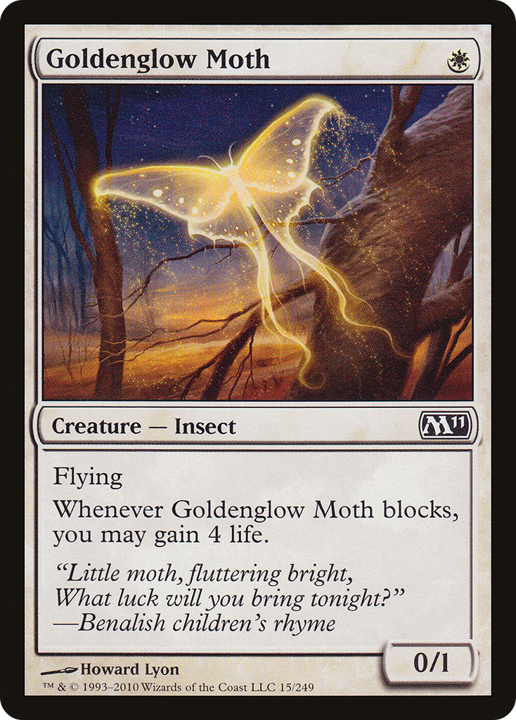 Magic: The Gathering - Goldenglow Moth - Magic 2011
