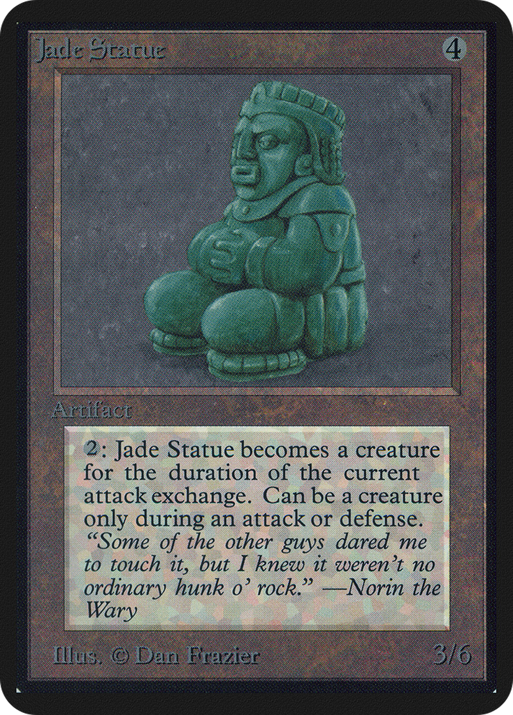 Magic: The Gathering - Jade Statue - Limited Edition Alpha