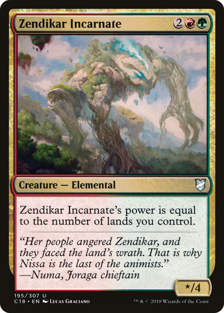 Magic: The Gathering - Zendikar Incarnate - Commander 2018