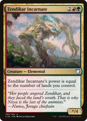 Magic: The Gathering - Zendikar Incarnate - Commander 2018