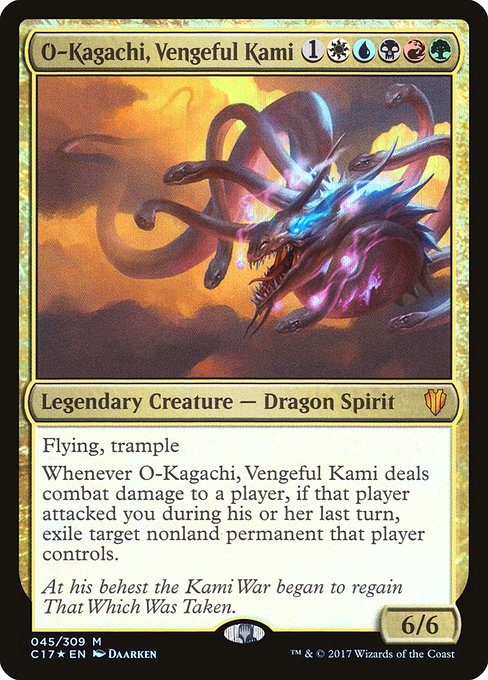 Magic the Gathering - O-Kagachi, Vengeful Kami Foil - Commander 2017