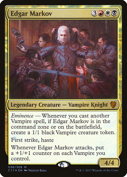 Magic the Gathering - Edgar Markov Foil - Commander 2017