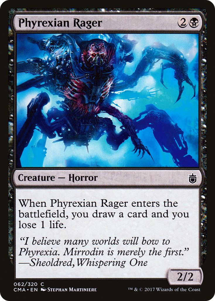 Magic: The Gathering - Phyrexian Rager - Commander Anthology
