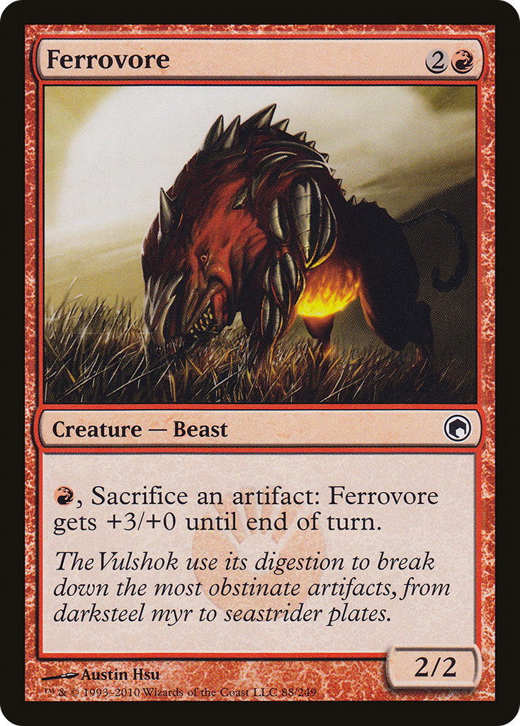 Magic: The Gathering - Ferrovore - Scars of Mirrodin