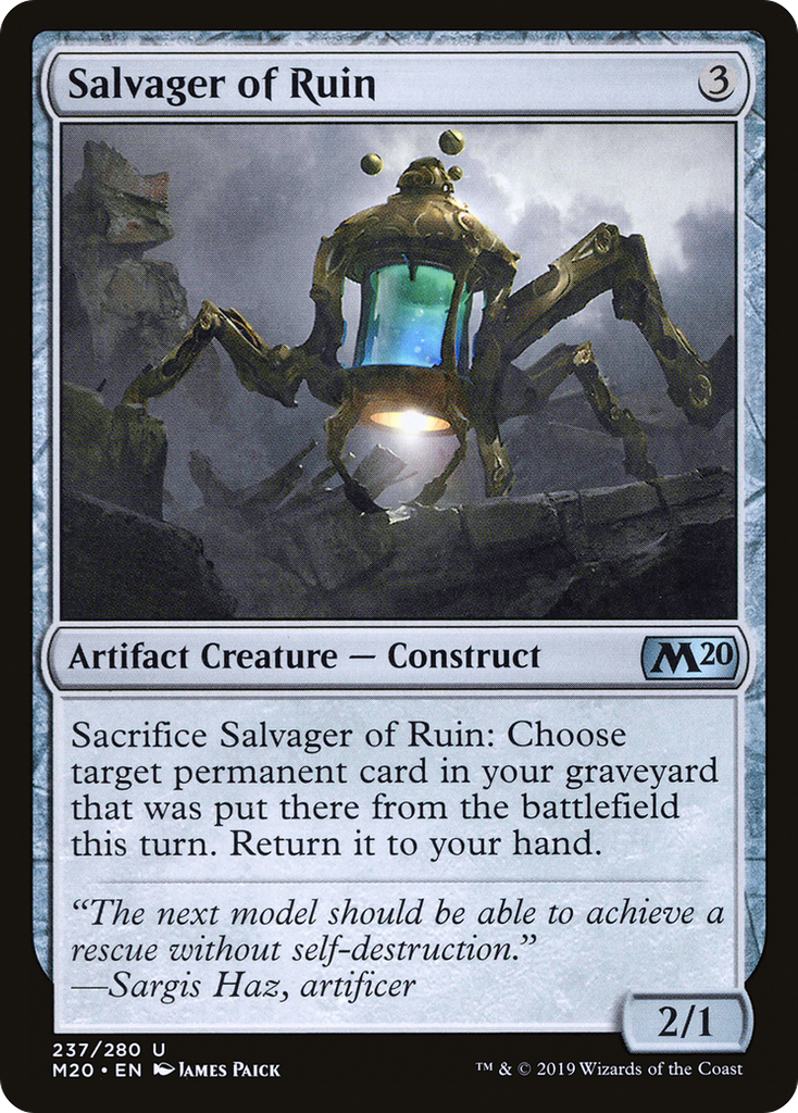 Magic: The Gathering - Salvager of Ruin - Core Set 2020