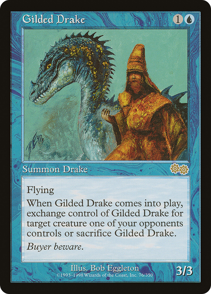 Magic: The Gathering - Gilded Drake - Urza's Saga