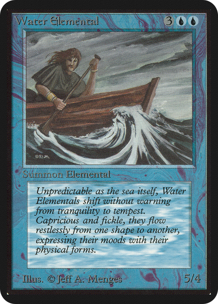 Magic: The Gathering - Water Elemental - Limited Edition Alpha