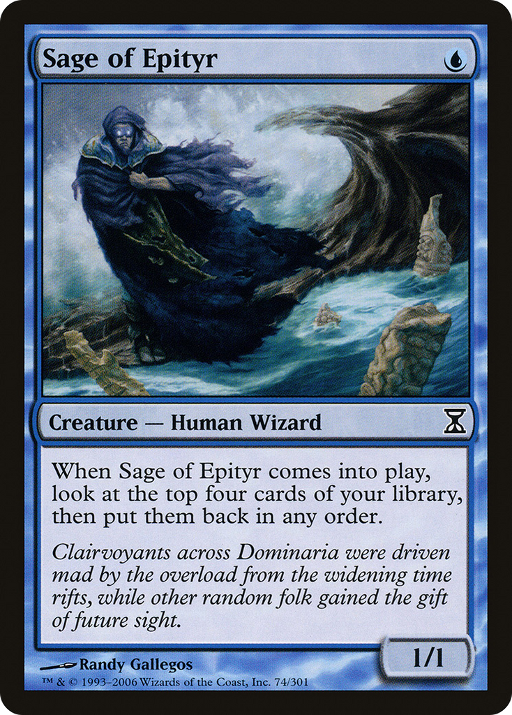Magic: The Gathering - Sage of Epityr - Time Spiral