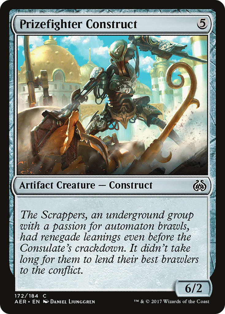 Magic: The Gathering - Prizefighter Construct - Aether Revolt