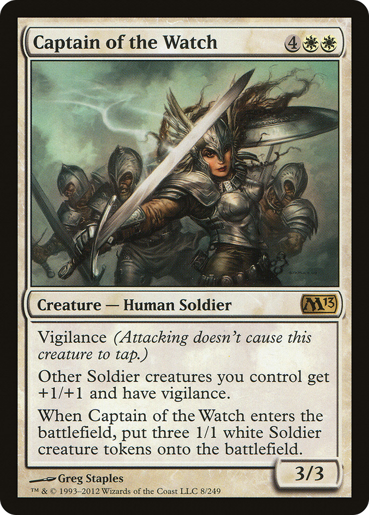 Magic: The Gathering - Captain of the Watch - Magic 2013