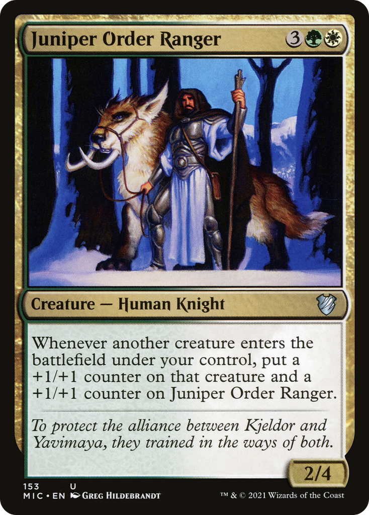 Magic: The Gathering - Juniper Order Ranger - Midnight Hunt Commander